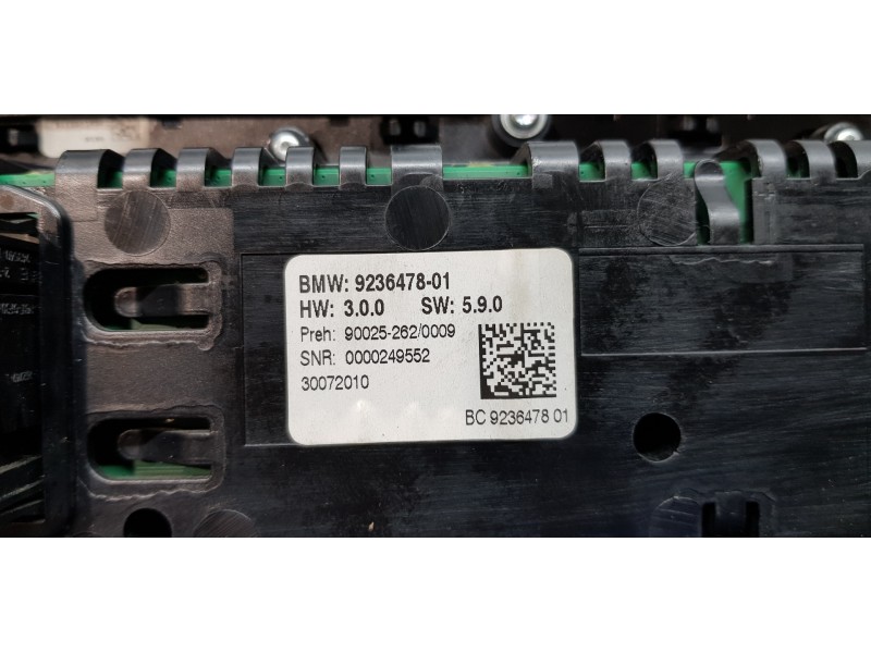 Recambio de mando climatizador para bmw serie 5 lim. (f10) 520d referencia OEM IAM 61319328425   Recambio de mando climatizador para bmw serie 5 lim. (f10) 520d referencia OEM IAM 61319328425