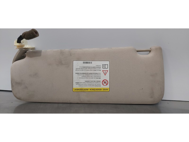 Recambio de parasol derecho para bmw serie 5 lim. (f10) 520d referencia OEM IAM 51168038164   Recambio de parasol derecho para bmw serie 5 lim. (f10) 520d referencia OEM IAM 51168038164