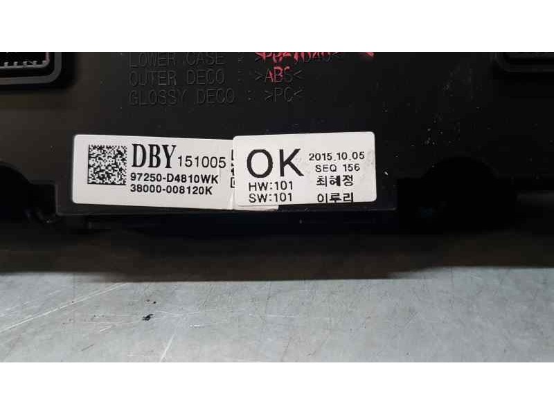 Recambio de mando climatizador para kia optima vision referencia OEM IAM 97250D4810WK  