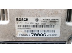 Recambio de centralita motor uce para dodge avenger 2.0 16v crd cat referencia OEM IAM P05033700AG   2