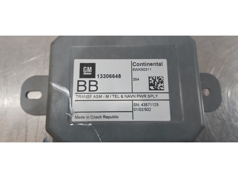 Recambio de modulo electronico para opel mokka edition ecoflex referencia OEM IAM 13306648  