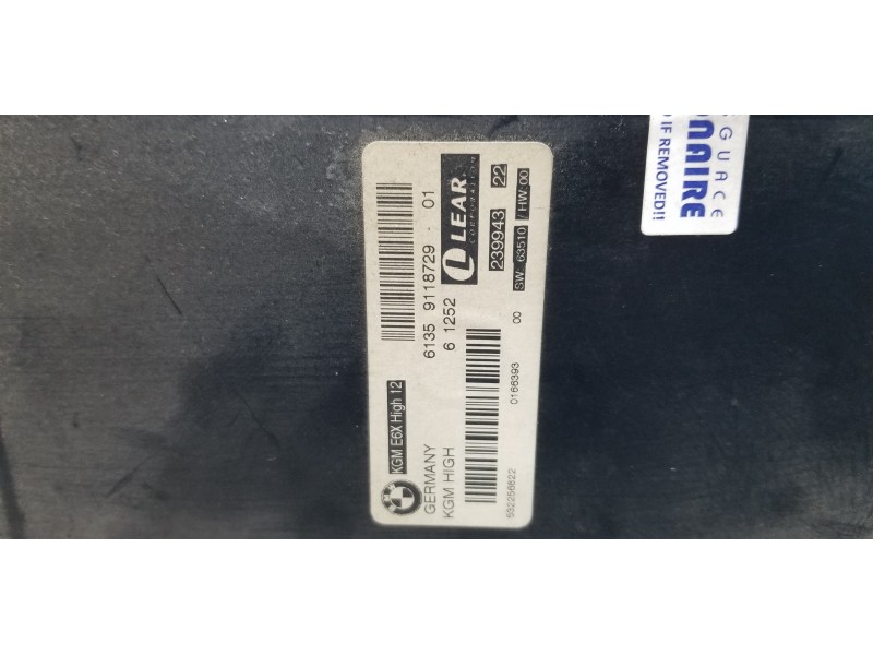 Recambio de modulo electronico para bmw serie 5 berlina (e60) 520d referencia OEM IAM 61359118729 61359176076  Recambio de modulo electronico para bmw serie 5 berlina (e60) 520d referencia OEM IAM 61359118729 61359176076