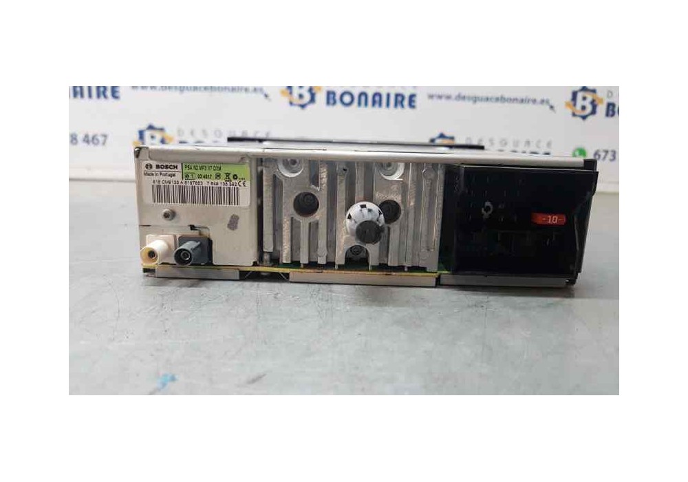 Recambio de sistema audio / radio cd para fiat ulysse (179) 2.0 jtd admiral (100kw) referencia OEM IAM 96669680XT  