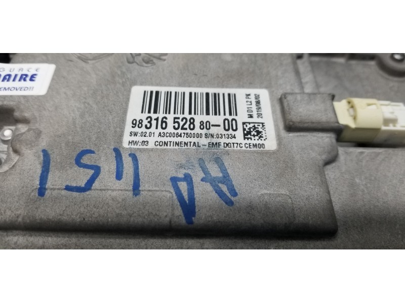 Recambio de pantalla multifuncion para citroen c4 grand picasso spacetourer referencia OEM IAM 9831652880 98248995XY 