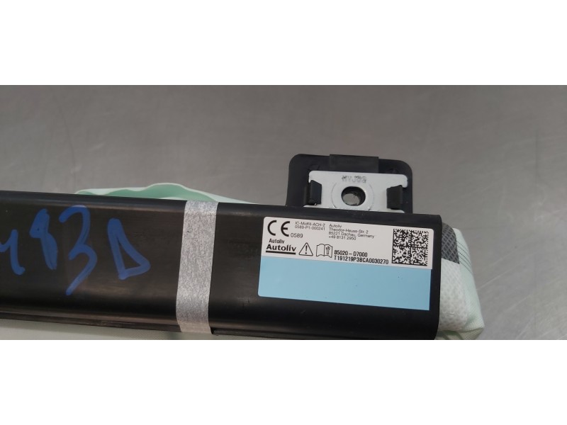 Recambio de airbag cortina delantero derecho para hyundai tucson klass 2wd referencia OEM IAM 85020D7000  