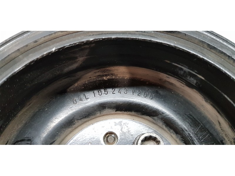 Recambio de polea cigueñal para volkswagen tiguan edition bmt referencia OEM IAM 04L105243  