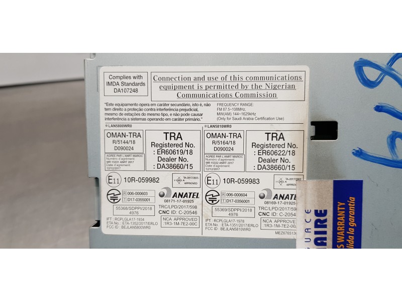 Recambio de pantalla multifuncion para dacia lodgy comfort referencia OEM IAM 281158848R   Recambio de pantalla multifuncion para dacia lodgy comfort referencia OEM IAM 281158848R