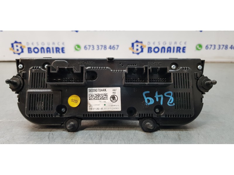 Recambio de mando calefaccion / aire acondicionado para skoda octavia lim. (5e3) ambition referencia OEM IAM 5E0907044K  
