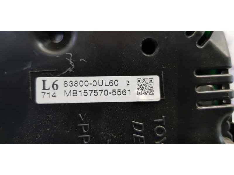 Recambio de cuadro instrumentos para toyota yaris hsd city referencia OEM IAM 838000UL60   Recambio de cuadro instrumentos para toyota yaris hsd city referencia OEM IAM 838000UL60