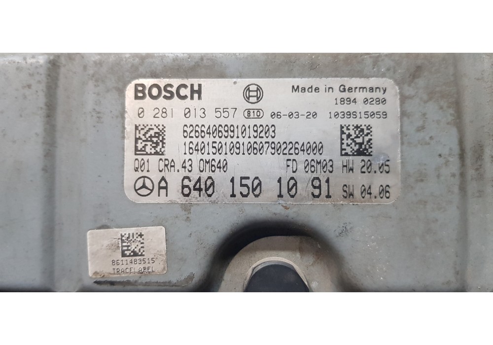 Recambio de centralita motor uce para mercedes clase b (w245) 200 cdi (245.208) referencia OEM IAM A6401501091   Recambio de centralita motor uce para mercedes clase b (w245) 200 cdi (245.208) referencia OEM IAM A6401501091