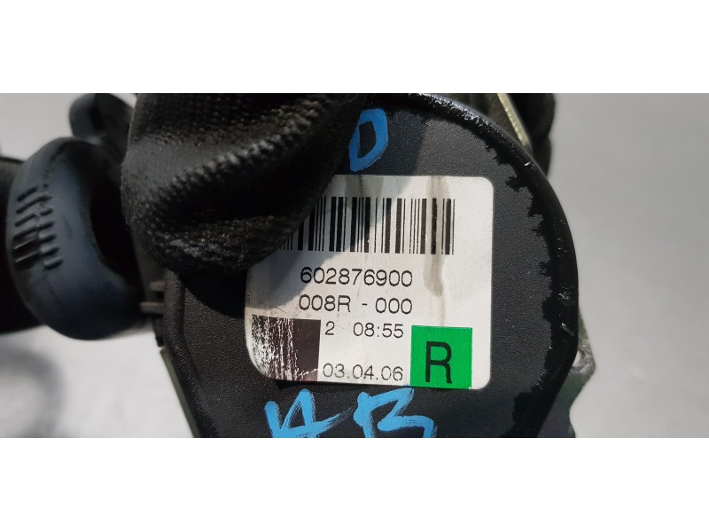 Recambio de cinturon seguridad delantero derecho para mercedes clase b (w245) 200 cdi (245.208) referencia OEM IAM A1698603485   Recambio de cinturon seguridad delantero derecho para mercedes clase b (w245) 200 cdi (245.208) referencia OEM IAM A1698603485