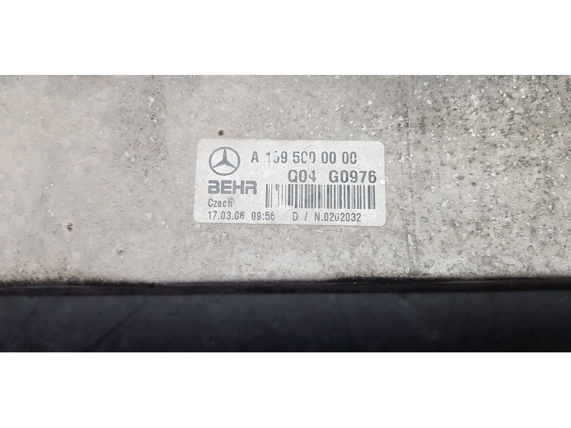 Recambio de intercooler para mercedes clase b (w245) 200 cdi (245.208) referencia OEM IAM A1695000000   Recambio de intercooler para mercedes clase b (w245) 200 cdi (245.208) referencia OEM IAM A1695000000