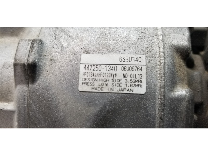 Recambio de compresor aire acondicionado para jeep compass ii longitude 4x4 referencia OEM IAM 68245076AA P68245076AA MC44714008