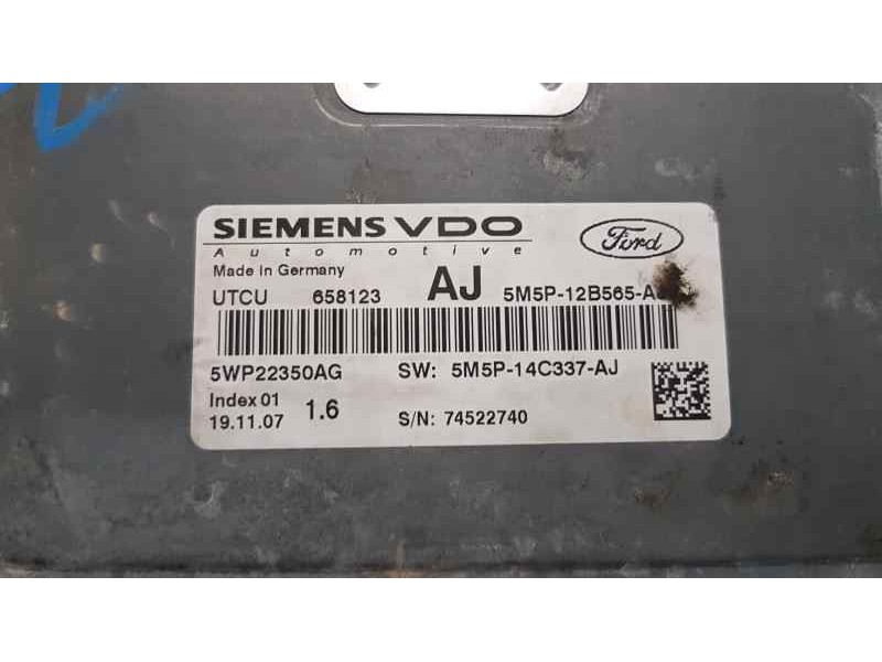 Recambio de centralita motor uce para ford focus sportbreak (cap) ghia referencia OEM IAM 5M5P12B565A   Recambio de centralita motor uce para ford focus sportbreak (cap) ghia referencia OEM IAM 5M5P12B565A