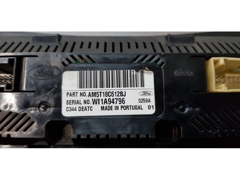 Recambio de mando climatizador para ford c-max titanium referencia OEM IAM AM5T18C612BJ   Recambio de mando climatizador para ford c-max titanium referencia OEM IAM AM5T18C612BJ