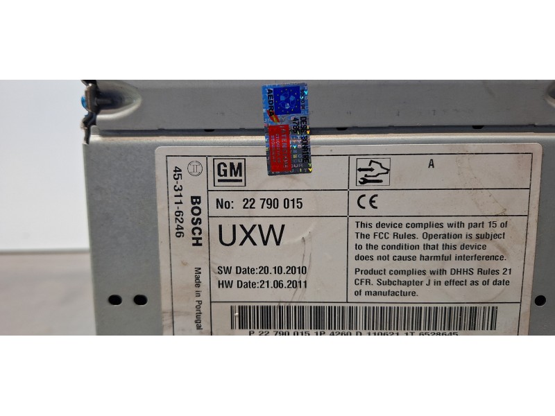 Recambio de sistema navegacion gps para opel meriva b selective referencia OEM IAM 22790015  