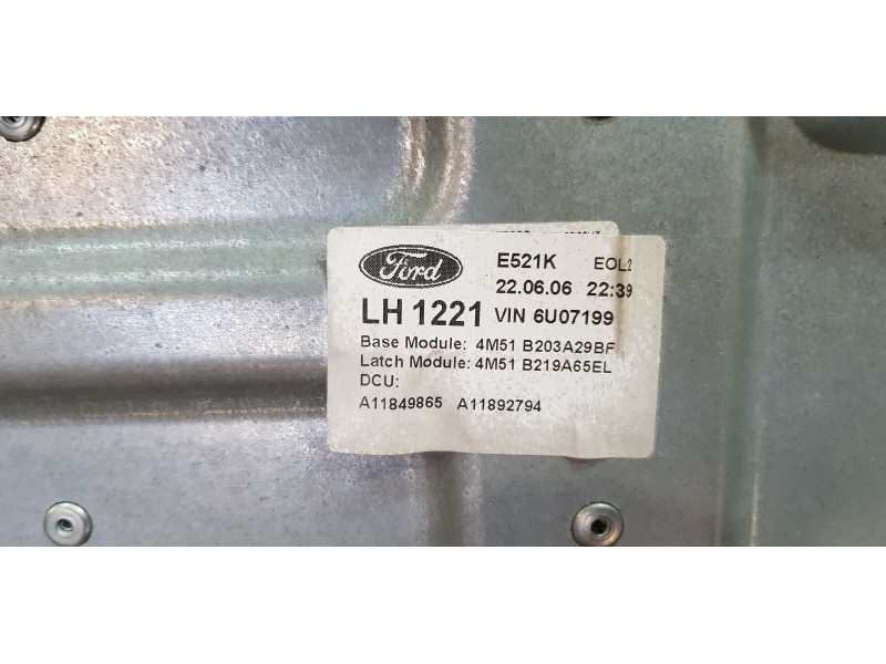 Recambio de elevalunas delantero derecho para ford focus lim. (cb4) econetic referencia OEM IAM 4M51B203A29BF   Recambio de elevalunas delantero derecho para ford focus lim. (cb4) econetic referencia OEM IAM 4M51B203A29BF