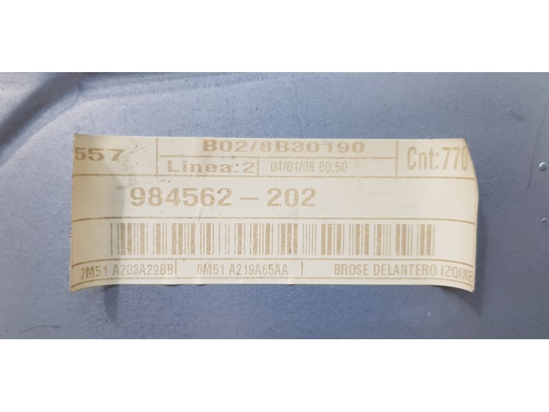 Recambio de elevalunas delantero izquierdo para ford focus lim. (cb4) econetic referencia OEM IAM 4M5T14A389  