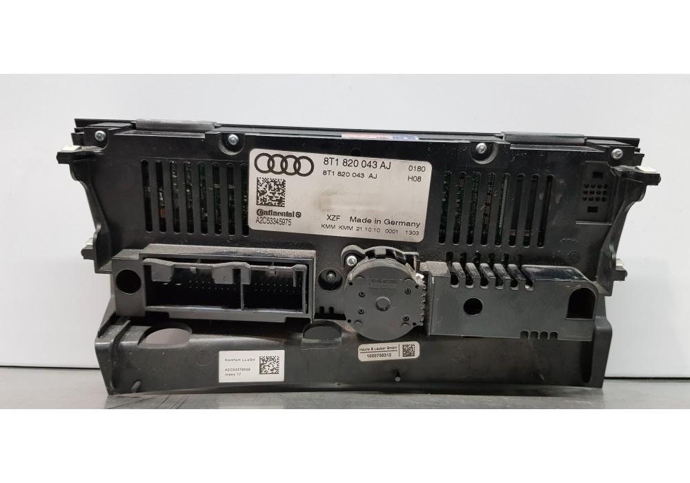 Recambio de mando climatizador para audi a5 coupe (8t) 2.0 tfsi (132kw) referencia OEM IAM 8T1820043AJXZF 8T1820043AJ 