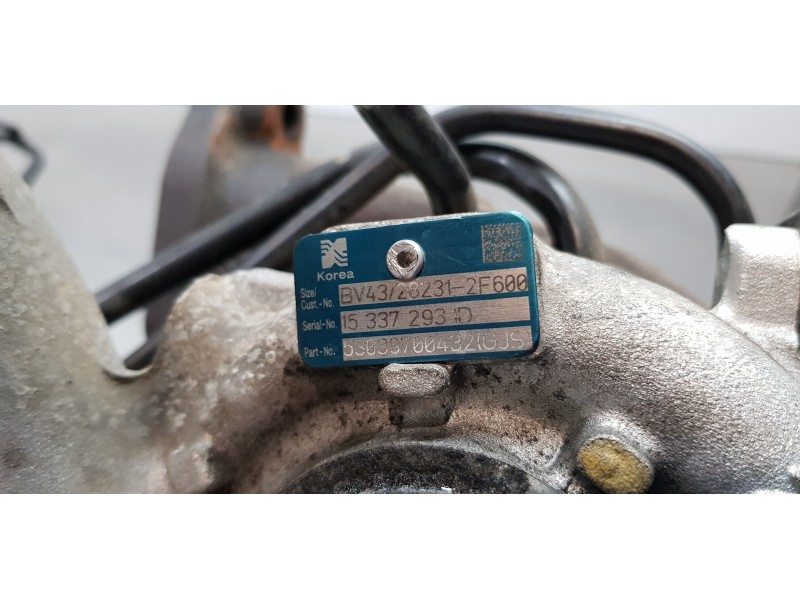 Recambio de turbocompresor para hyundai tucson style 4wd referencia OEM IAM 282312F600  