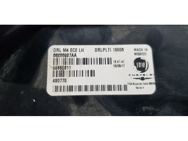 Recambio de piloto delantero izquierdo para jeep compass ii longitude 4x4 referencia OEM IAM 68266927AA  