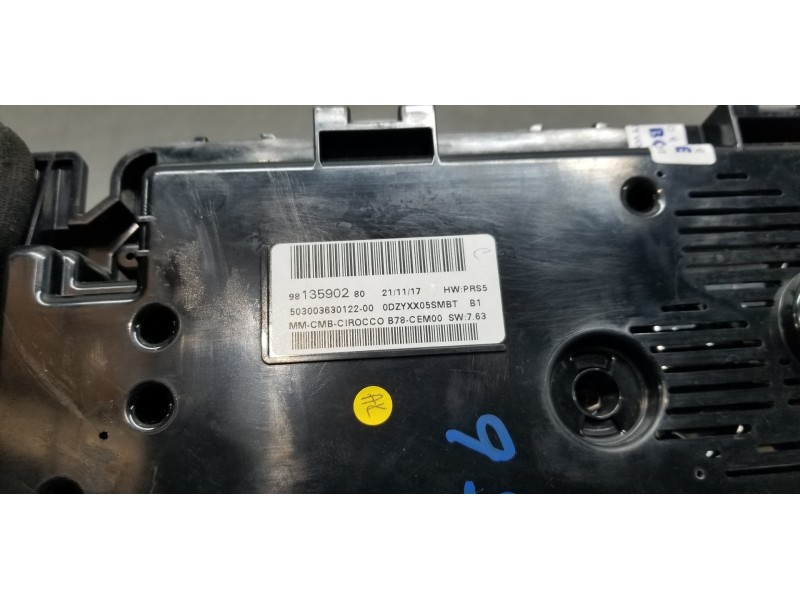 Recambio de cuadro instrumentos para citroen c4 grand picasso exclusive referencia OEM IAM 9813590280  