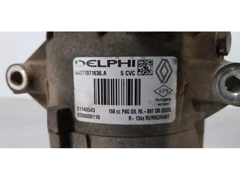 Recambio de compresor aire acondicionado para renault megane ii berlina 3p emotion referencia OEM IAM 8200600110  