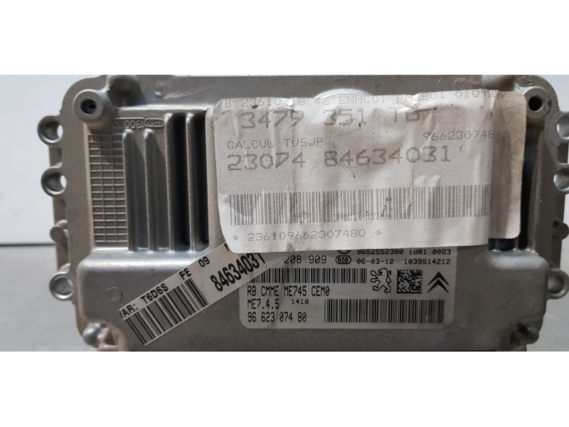 Recambio de centralita motor uce para peugeot 307 cc (s2) básico referencia OEM IAM 9662307480  