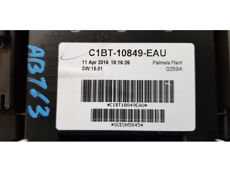 Recambio de cuadro instrumentos para ford fiesta (ccn) trend referencia OEM IAM C1BT10849EAU   Recambio de cuadro instrumentos para ford fiesta (ccn) trend referencia OEM IAM C1BT10849EAU