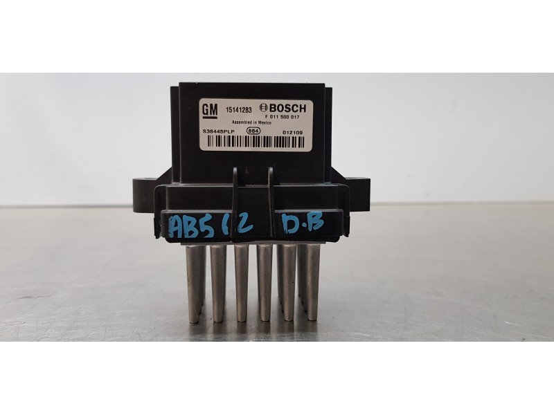 Recambio de resistencia calefaccion para opel insignia berlina edition referencia OEM IAM 15141283   Recambio de resistencia calefaccion para opel insignia berlina edition referencia OEM IAM 15141283