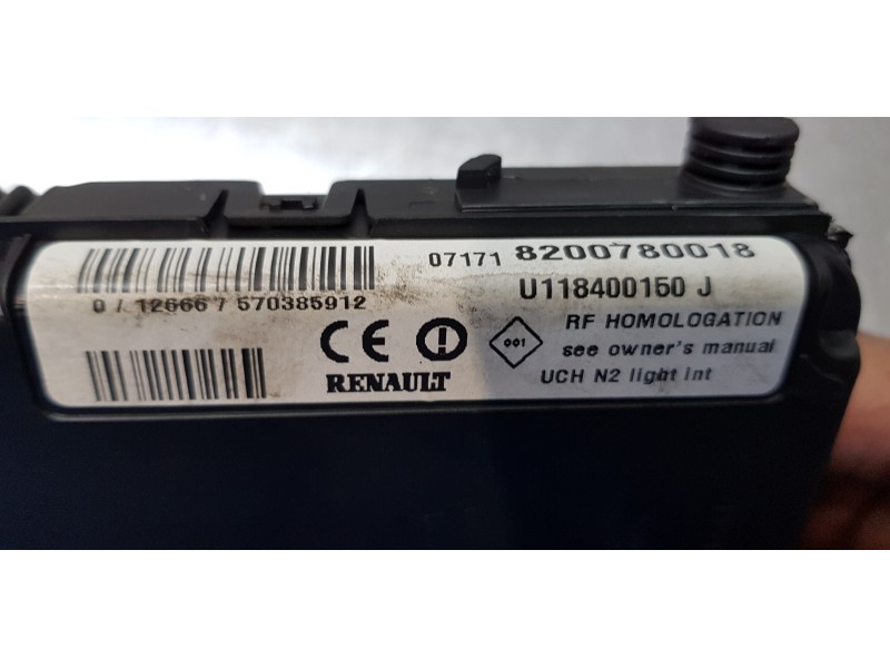 Recambio de modulo electronico para renault scenic ii confort expression referencia OEM IAM 8200780018   Recambio de modulo electronico para renault scenic ii confort expression referencia OEM IAM 8200780018