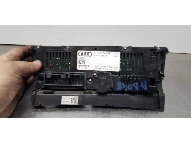 Recambio de mando climatizador para audi a4 ber. (b8) básico referencia OEM IAM 8T1820043ABXZF 8T1820043AB 