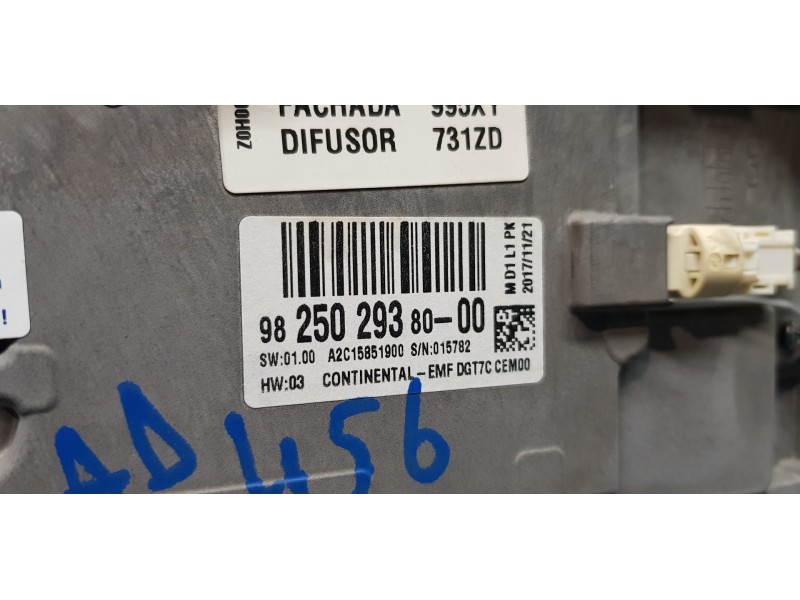 Recambio de pantalla multifuncion para citroen c4 grand picasso exclusive referencia OEM IAM 9825029380   Recambio de pantalla multifuncion para citroen c4 grand picasso exclusive referencia OEM IAM 9825029380