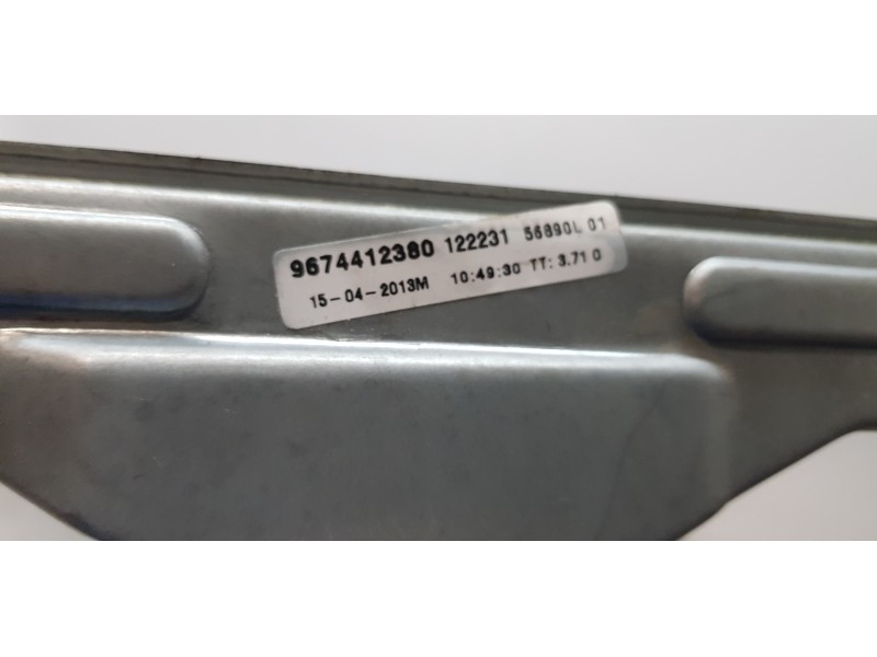 Recambio de elevalunas delantero derecho para citroen c-elysée seduction referencia OEM IAM 9674412380  