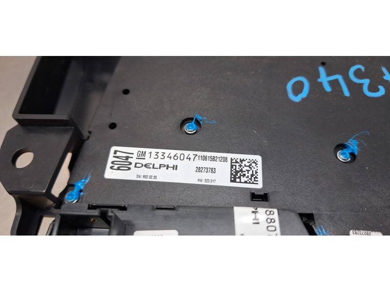 Recambio de sistema audio / radio cd para opel meriva b selective referencia OEM IAM 13346047  