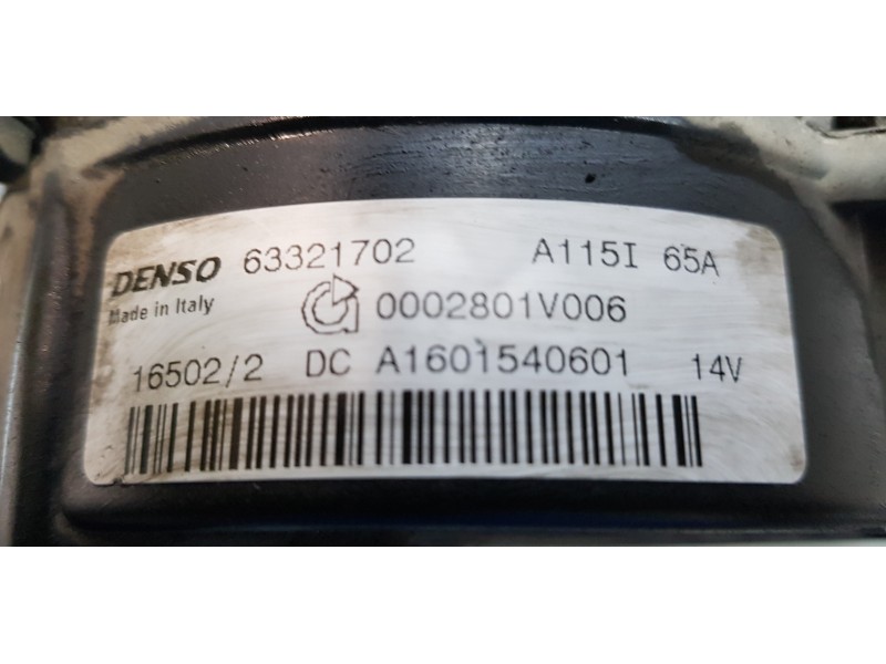 Recambio de alternador para smart coupe pure referencia OEM IAM A1601540601  