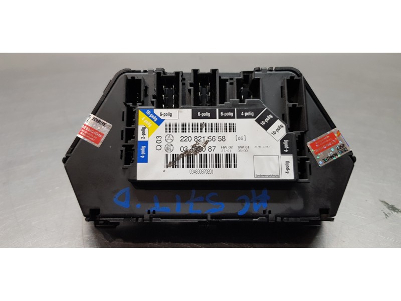 Recambio de interruptor para mercedes clase s (w220) berlina 5.0 v8 24v cat referencia OEM IAM 2208215658  