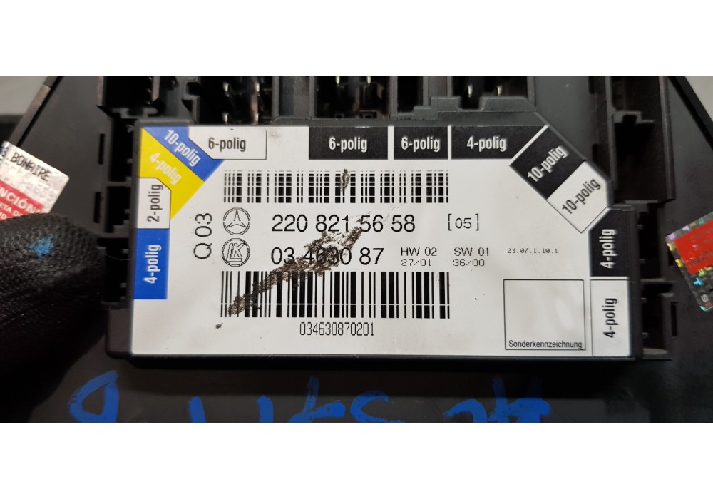 Recambio de interruptor para mercedes clase s (w220) berlina 5.0 v8 24v cat referencia OEM IAM 2208215658  