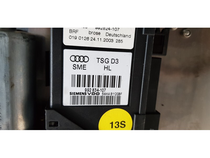 Recambio de elevalunas trasero izquierdo para audi a8 (4e2) 4.0 tdi quattro referencia OEM IAM 4E0959801A  