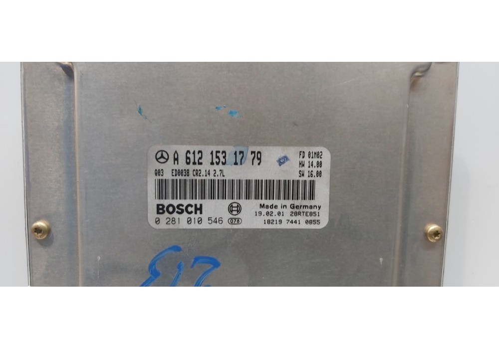 Recambio de centralita motor uce para mercedes clase m (w163) 270 cdi (163.113) referencia OEM IAM A6121531779   Recambio de centralita motor uce para mercedes clase m (w163) 270 cdi (163.113) referencia OEM IAM A6121531779