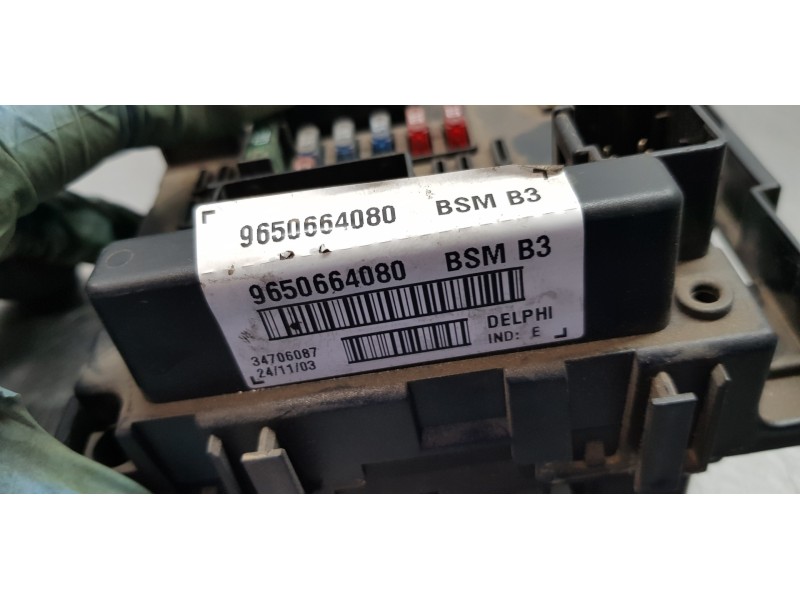 Recambio de caja reles / fusibles para peugeot 307 (s1) xr referencia OEM IAM 9650664080   Recambio de caja reles / fusibles para peugeot 307 (s1) xr referencia OEM IAM 9650664080