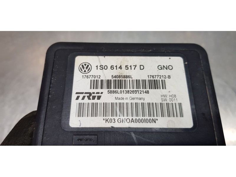 Recambio de abs para seat mii (kf1) reference referencia OEM IAM 1S0614517D   Recambio de abs para seat mii (kf1) reference referencia OEM IAM 1S0614517D