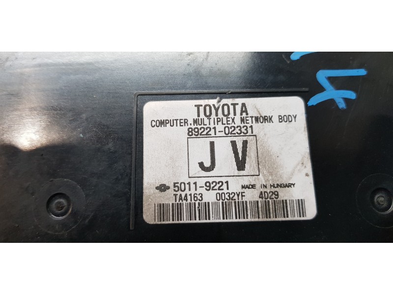 Recambio de modulo electronico para toyota auris touring sports (e18) hybrid advance referencia OEM IAM 8922102331   Recambio de modulo electronico para toyota auris touring sports (e18) hybrid advance referencia OEM IAM 8922102331
