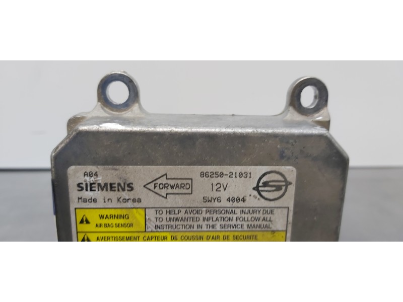 Recambio de centralita airbag para ssangyong rodius xdi referencia OEM IAM 8625021031  