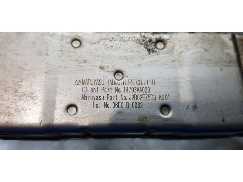 Recambio de enfriador egr para subaru legacy kombi/outback b14 premium referencia OEM IAM 14793AA020   Recambio de enfriador egr para subaru legacy kombi/outback b14 premium referencia OEM IAM 14793AA020
