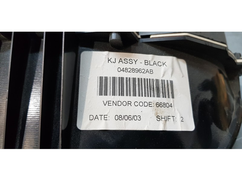 Recambio de cuadro instrumentos para jeep cherokee (kj) 2.8 crd sport referencia OEM IAM P56010577AD   Recambio de cuadro instrumentos para jeep cherokee (kj) 2.8 crd sport referencia OEM IAM P56010577AD