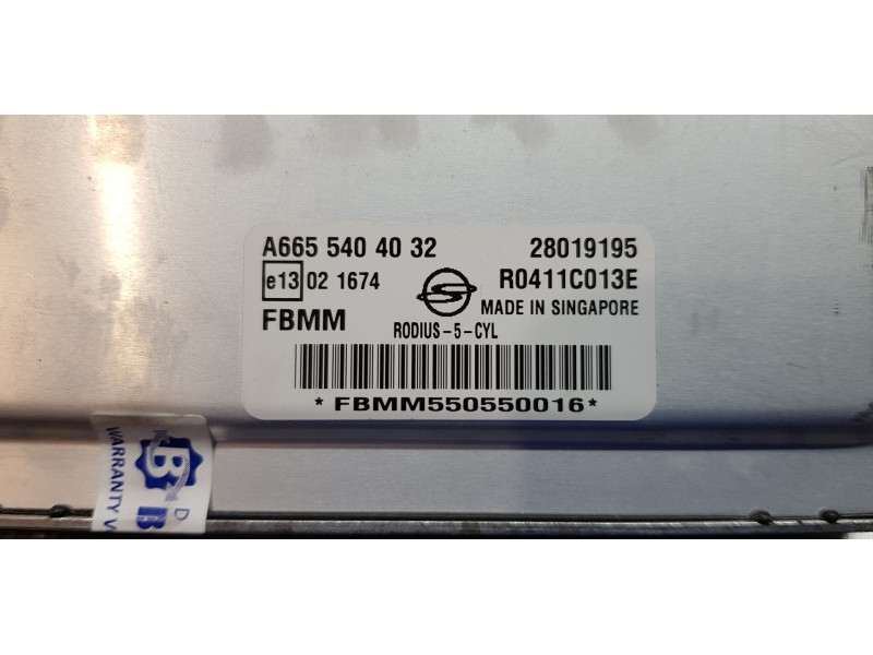 Recambio de centralita motor uce para ssangyong rodius xdi referencia OEM IAM A6655404032   Recambio de centralita motor uce para ssangyong rodius xdi referencia OEM IAM A6655404032