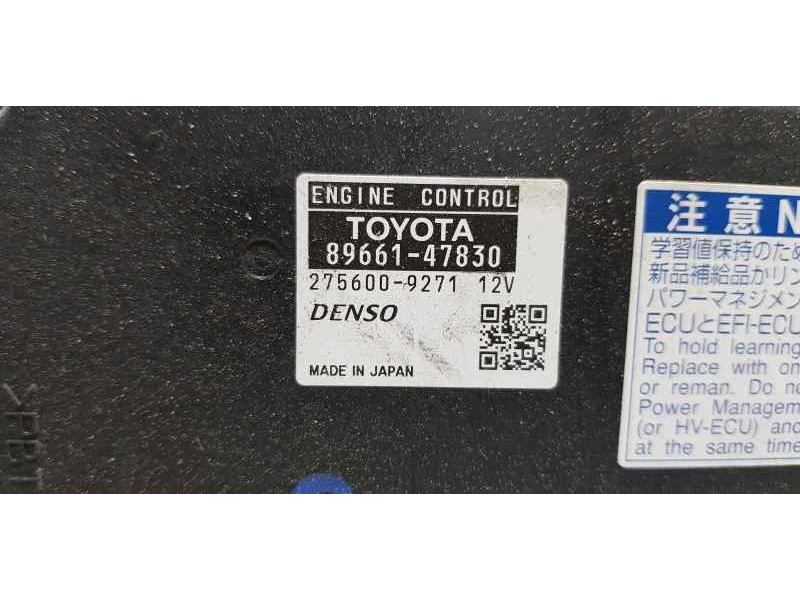 Recambio de centralita motor uce para toyota prius+ executive referencia OEM IAM 8966147830  