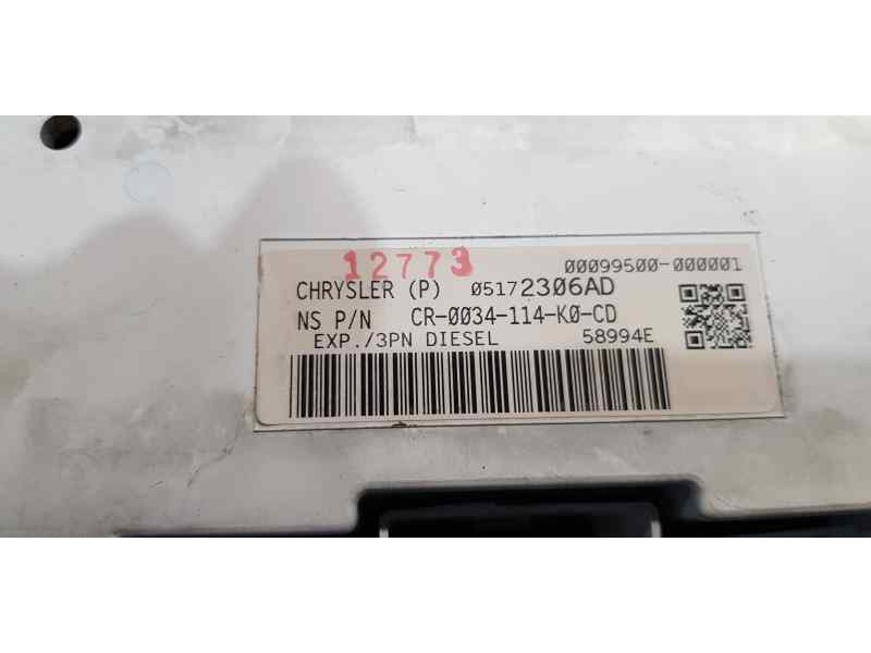 Recambio de cuadro instrumentos para jeep gr. cherokee (wh) 3.0 crd laredo referencia OEM IAM 05172306AD  