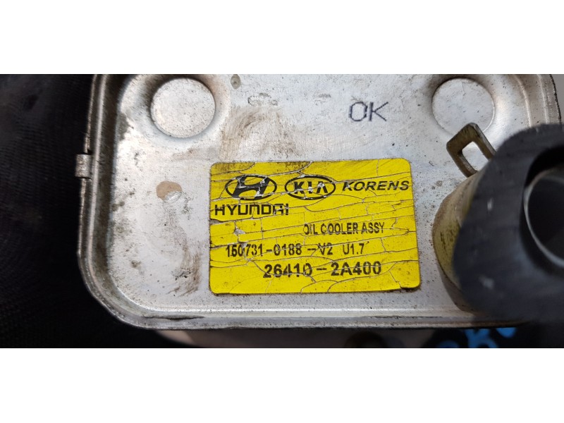Recambio de enfriador aceite motor para kia carens ( ) concept referencia OEM IAM 264002A900  